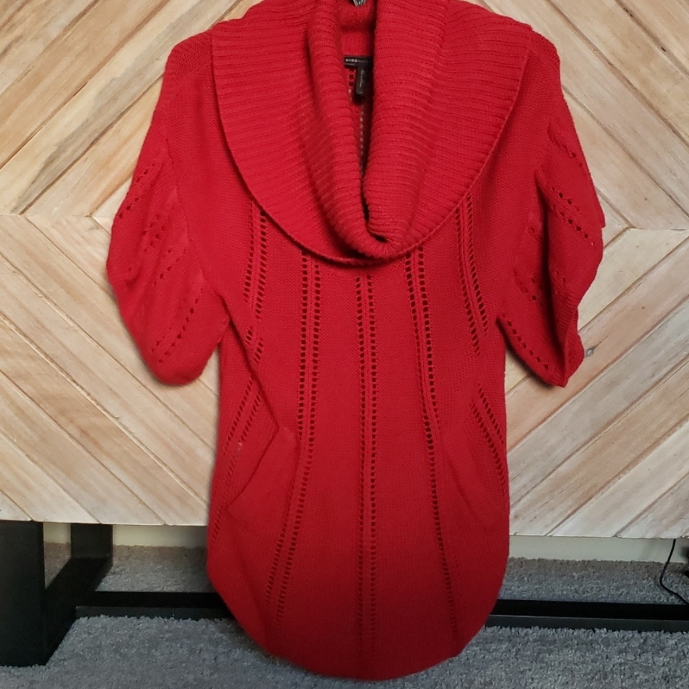 BCBGMAXAZRIA Red Sweater